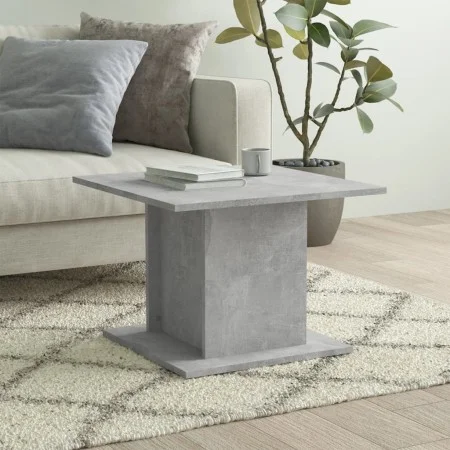 Mesa de centro de aglomerado gris hormigón 55,5x55,5x40 cm de , Mesas de centro - Ref: Foro24-810320, Precio: 39,08 €, Descue...