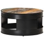 Mesa de centro madera maciza reciclada negra 68x68x36 cm de , Mesas de centro - Ref: Foro24-321934, Precio: 187,07 €, Descuen...