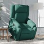 Sillón eléctrico reclinable elevable de tela verde oscuro en Sillones | Comprar online en Foru.es