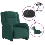 Sillón eléctrico reclinable elevable de tela verde oscuro en Sillones | Comprar online en Foru.es
