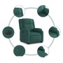 Sillón eléctrico reclinable elevable de tela verde oscuro en Sillones | Comprar online en Foru.es