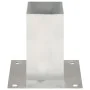 Anchors for posts 4 units galvanized metal 71 mm by , fence posts - Ref: Foro24-145447, Price: 30,63 €, Discount: %