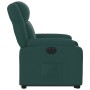 Sillón eléctrico reclinable elevable de tela verde oscuro en Sillones | Comprar online en Foru.es
