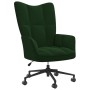 Silla de relajación de terciopelo verde oscuro de , Sillones - Ref: Foro24-328174, Precio: 110,52 €, Descuento: %