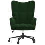 Silla de relajación de terciopelo verde oscuro de , Sillones - Ref: Foro24-328174, Precio: 110,52 €, Descuento: %