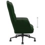 Silla de relajación de terciopelo verde oscuro de , Sillones - Ref: Foro24-328174, Precio: 110,52 €, Descuento: %