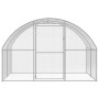 Gallinero de exterior de acero galvanizado 3x24x2 m de , Jaulas y habitáculos para animales pequeños - Ref: Foro24-3095471, P...