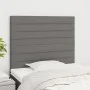 Headboards 2 units of dark gray fabric 80x5x78/88 cm by , Headboards and footboards - Ref: Foro24-3116447, Price: 56,05 €, Di...