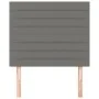 Headboards 2 units of dark gray fabric 80x5x78/88 cm by , Headboards and footboards - Ref: Foro24-3116447, Price: 56,05 €, Di...