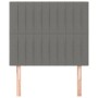 Cabeceros 2 unidades de tela gris oscuro 100x5x78/88 cm de , Cabeceros y pies de cama - Ref: Foro24-3116561, Precio: 51,20 €,...