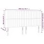 Headboards 4 units of taupe gray fabric 100x5x78/88 cm by , Headboards and footboards - Ref: Foro24-3116596, Price: 103,08 €,...