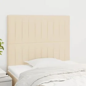 Headboards 2 units of cream-colored fabric 80x5x78/88 cm by , Headboards and footboards - Ref: Foro24-3116549, Price: 62,10 €...