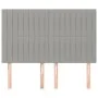 Kopfteile 4 Einheiten hellgrauer Stoff 72x5x78/88 cm von , Kopf- und Fußteile - Ref: Foro24-3116568, Preis: 114,76 €, Rabatt: %