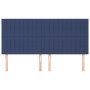 Cabeceros 4 unidades de tela azul 80x5x78/88 cm de , Cabeceros y pies de cama - Ref: Foro24-3116582, Precio: 116,28 €, Descue...