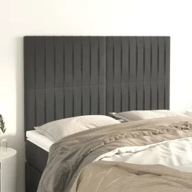 Kopfteile 4 Einheiten dunkelgrauer Samt 72x5x78/88 cm von , Kopf- und Fußteile - Ref: Foro24-3116619, Preis: 116,15 €, Rabatt: %