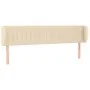 Cream fabric headboard 163x23x78/88 cm by , Headboards and footboards - Ref: Foro24-3117393, Price: 78,00 €, Discount: %
