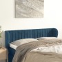 Cabecero de terciopelo azul oscuro 147x23x78/88 cm de , Cabeceros y pies de cama - Ref: Foro24-3117434, Precio: 80,39 €, Desc...