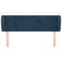Cabecero de terciopelo azul oscuro 147x23x78/88 cm de , Cabeceros y pies de cama - Ref: Foro24-3117434, Precio: 80,39 €, Desc...