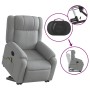 Sillón de masaje eléctrico reclinable elevable tela gris claro en Sillones | Comprar online en Foru.es