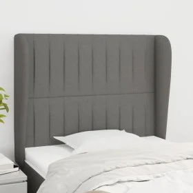 Kopfteil mit dunkelgrauen Stoffohren 103x23x118/128 cm von , Kopf- und Fußteile - Ref: Foro24-3118185, Preis: 72,07 €, Rabatt: %