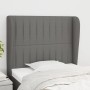 Cabecero con orejas de tela gris oscuro 103x23x118/128 cm de , Cabeceros y pies de cama - Ref: Foro24-3118185, Precio: 69,61 ...