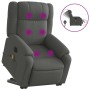 Sillón de masaje eléctrico reclinable elevable tela gris oscuro en Sillones | Comprar online en Foru.es
