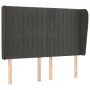 Kopfteil mit dunkelgrauen Samtohren 147x23x118/128 cm von , Kopf- und Fußteile - Ref: Foro24-3118243, Preis: 128,94 €, Rabatt: %