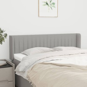 Cabecero de tela gris claro 147x16x78/88 cm de , Cabeceros y pies de cama - Ref: Foro24-3119004, Precio: 73,58 €, Descuento: %