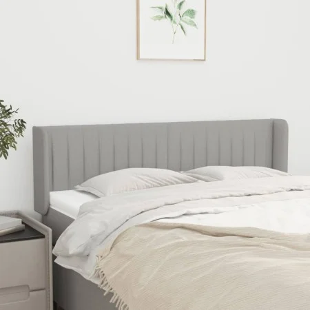 Kopfteil aus hellgrauem Stoff, 147 x 16 x 78/88 cm von , Kopf- und Fußteile - Ref: Foro24-3119004, Preis: 71,80 €, Rabatt: %
