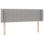Cabecero de tela gris claro 147x16x78/88 cm de , Cabeceros y pies de cama - Ref: Foro24-3119004, Precio: 73,58 €, Descuento: %