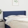 Cabecero de tela azul 147x16x78/88 cm de , Cabeceros y pies de cama - Ref: Foro24-3119010, Precio: 62,44 €, Descuento: %