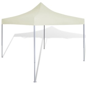 Cenador plegable color crema 3x3 m de vidaXL, Carpas y cenadores - Ref: Foro24-41463, Precio: 104,34 €, Descuento: %