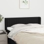 Cabecero de tela negro 147x16x78/88 cm de , Cabeceros y pies de cama - Ref: Foro24-3119006, Precio: 59,71 €, Descuento: %