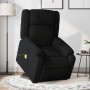 Sillón de masaje eléctrico reclinable elevable tela negro en Sillones | Comprar online en Foru.es