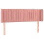 Cabecero de terciopelo rosa 147x16x78/88 cm de , Cabeceros y pies de cama - Ref: Foro24-3119059, Precio: 78,69 €, Descuento: %