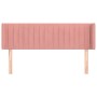 Cabecero de terciopelo rosa 147x16x78/88 cm de , Cabeceros y pies de cama - Ref: Foro24-3119059, Precio: 78,69 €, Descuento: %
