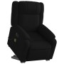 Sillón de masaje eléctrico reclinable elevable tela negro en Sillones | Comprar online en Foru.es