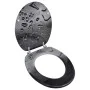 MDF wood toilet seat cover with water drops design by vidaXL, Toilet and bidet seats - Ref: Foro24-141482, Price: 43,72 €, Di...