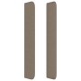 Cabecero con orejas de tela gris taupe 103x16x118/128 cm de , Cabeceros y pies de cama - Ref: Foro24-3119812, Precio: 67,45 €...
