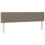 Headboard with LED in taupe gray fabric 200x5x78/88 cm by , Headboards and footboards - Ref: Foro24-3121876, Price: 63,15 €, ...