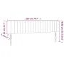Headboard with LED in taupe gray fabric 200x5x78/88 cm by , Headboards and footboards - Ref: Foro24-3121876, Price: 63,15 €, ...