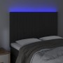 Cabecero con luces LED terciopelo negro 144x5x118/128 cm de , Cabeceros y pies de cama - Ref: Foro24-3122712, Precio: 110,76 ...