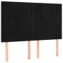 Cabecero con luces LED terciopelo negro 144x5x118/128 cm de , Cabeceros y pies de cama - Ref: Foro24-3122712, Precio: 110,76 ...