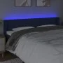 Blue fabric headboard with LED 163x16x78/88 cm by , Headboards and footboards - Ref: Foro24-3123486, Price: 74,43 €, Discount: %