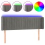 Cabecero con LED de terciopelo gris claro 147x16x78/88 cm de , Cabeceros y pies de cama - Ref: Foro24-3123522, Precio: 83,15 ...