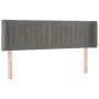 Cabecero con LED de terciopelo gris claro 147x16x78/88 cm de , Cabeceros y pies de cama - Ref: Foro24-3123522, Precio: 83,15 ...