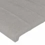 Light gray fabric headboard with LED 103x16x118/128 cm by , Headboards and footboards - Ref: Foro24-3124276, Price: 74,58 €, ...