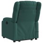 Sillón masaje eléctrico reclinable elevable tela verde oscuro en Sillones | Comprar online en Foru.es