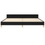 Estructura de cama con cabecero de tela negro 200x200 cm de , Camas y somieres - Ref: Foro24-3125245, Precio: 260,21 €, Descu...