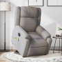 Sillón de masaje eléctrico reclinable elevable tela taupé en Sillones | Comprar online en Foru.es